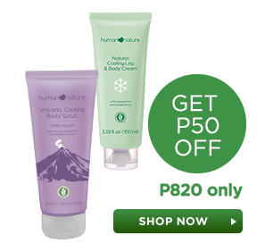 Cooling Leg Cream and Volcanic Cooling Body Scrub