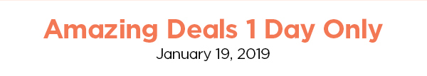 Amazing Deals for 1 Day Only!