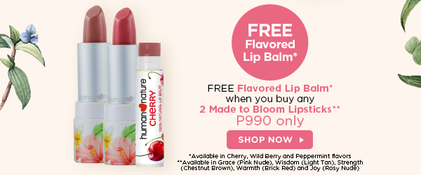 Made to Bloom Lipstick + Flavored Lip Balm
