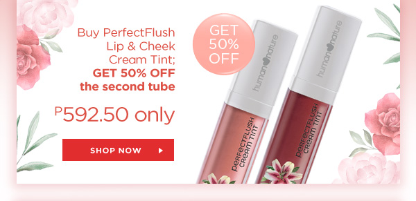 Buy PerfectFlush Lip & Cheek Cream Tint, GET 50% OFF the second tube