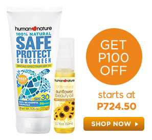 GET P100 OFF when you buy SafeProtect SPF30 Sunscreen200g with Sunflower Beauty Oil 50ml
