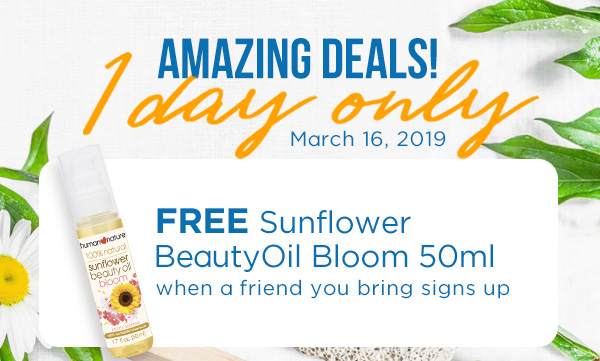 Amazing Deals! One day only!