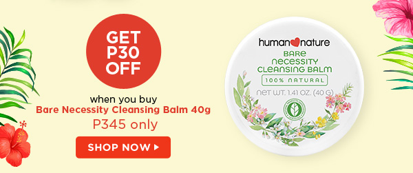 GET P30 OFF when you buy Bare Necessity Cleansing Balm 