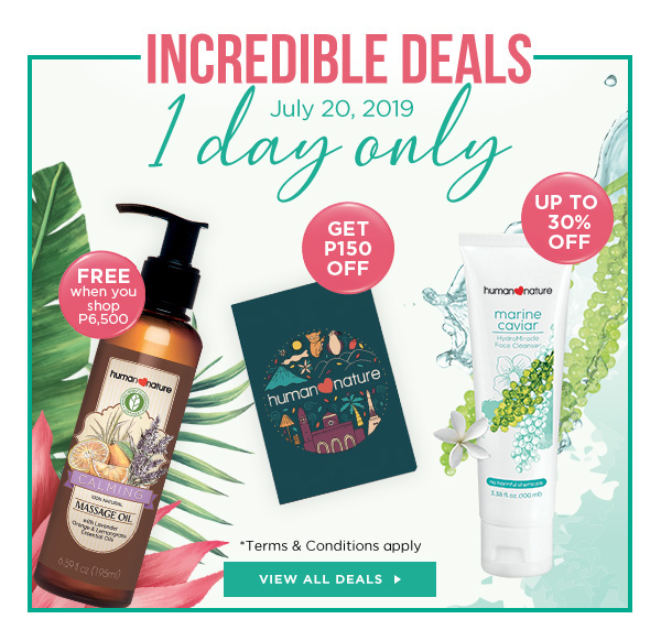 Amazing Deals for 1 Day Only! July 20, 2019