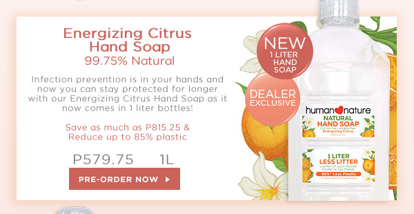 Energizing Citrus Hand Soap 1L