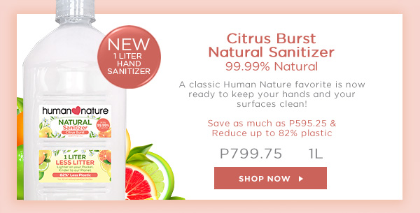 Citrus Burst Natural Sanitizer 1L