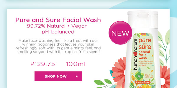 Pure and Sure Facial Wash
