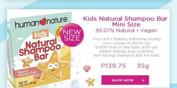 Kids Natural Shampoo Bar Mini Size