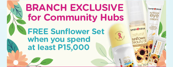 Branch Exclusive for Community Hubs