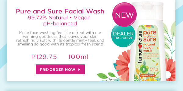 Pure and Sure Facial Wash