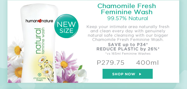 Chamomile Fresh Feminine Wash 400ml