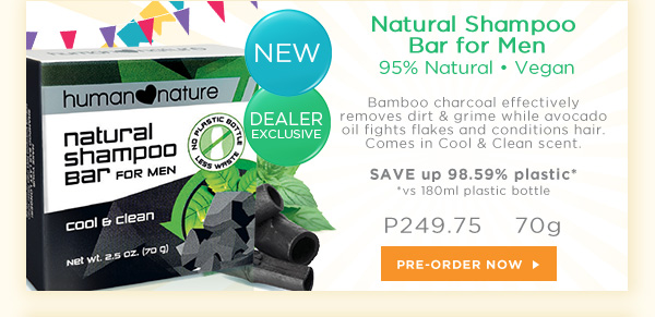 Natural Shampoo Bar for Men