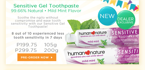 Sensitive Gel Toothpaste