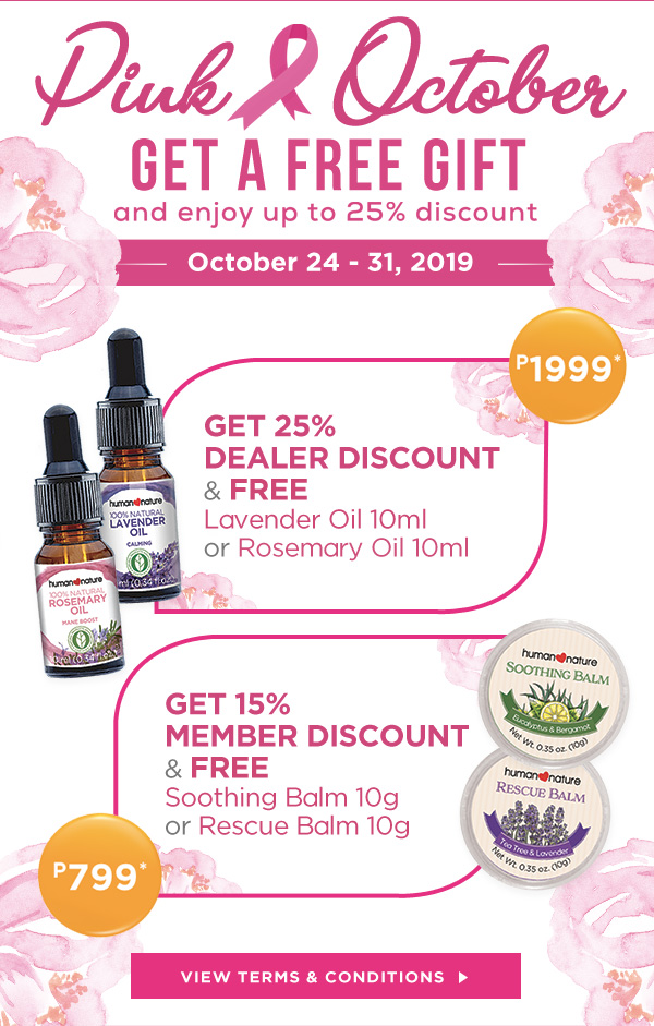 PINK OCTOBER GET A FREE GIFT