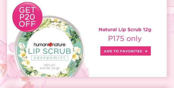 Natural Lip Scrub
