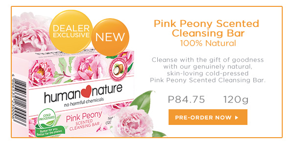 Pink Peony Scented Cleansing Bar