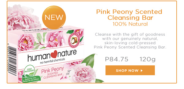 Pink Peony Scented Cleansing Bar